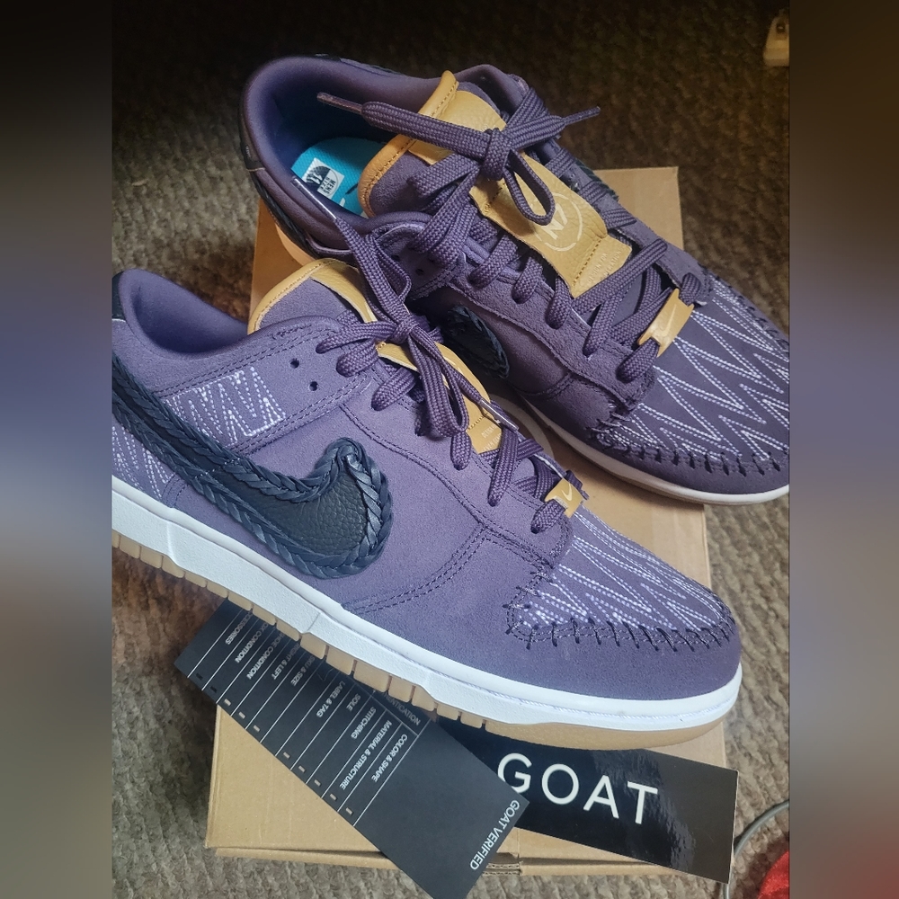 Nike dunk low "N7" purple